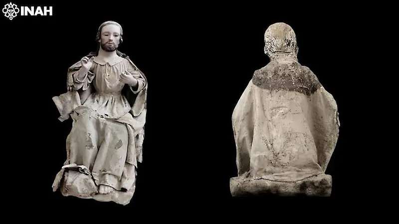 INAH entrega esculturas barrocas restauradas en Zacatecas